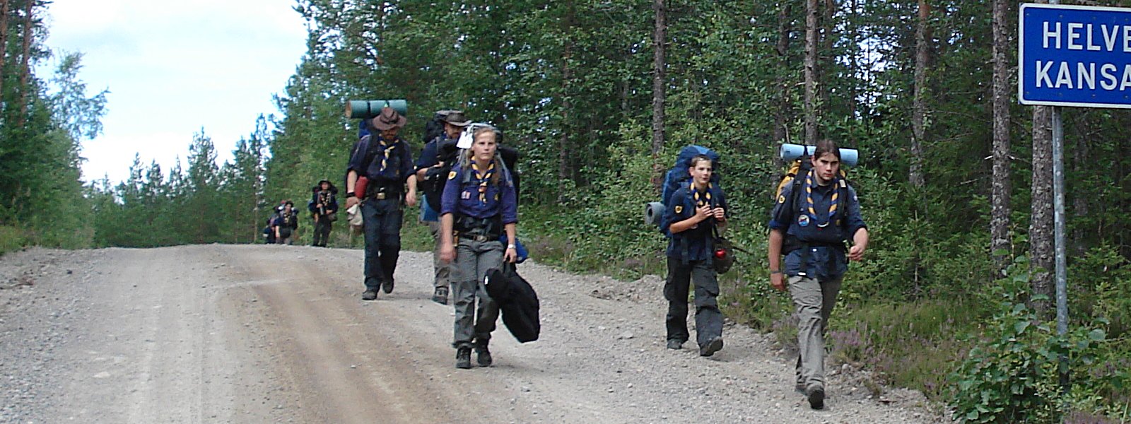 Unterwegs im Helvetinjärvi-Nationalpark (Finnland 2008)