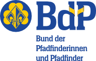 Wort-Bild-Marke des Bundes der Pfadfinderinnen und Pfadfinder (BdP) e. V.