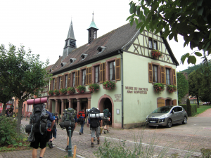 Bei der Ankunft in Kaysersberg