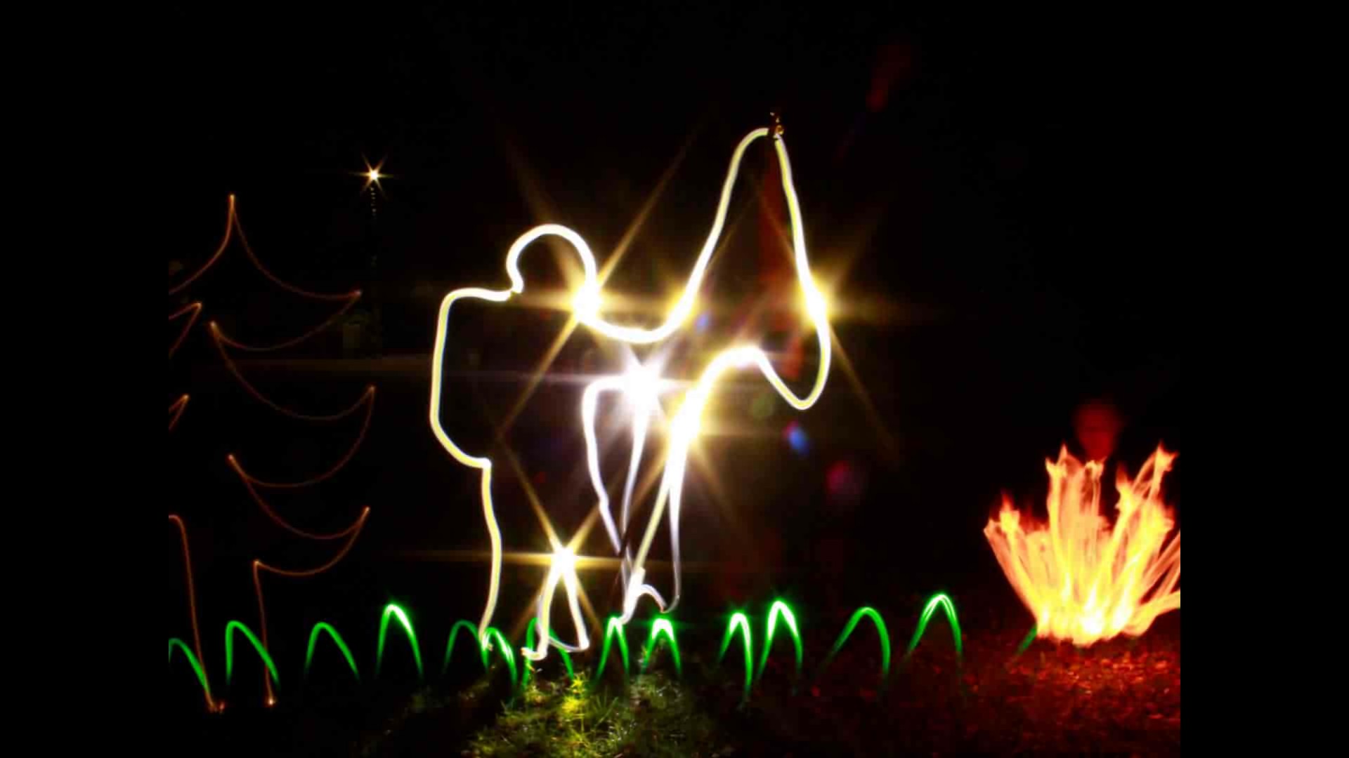 Light Painting beim Bundesabendlager 2014
